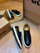 Reserva Asher Slip On Em Couro - Linha Premium / Masculino