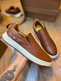Reserva Asher Slip On Em Couro - Linha Premium / Masculino