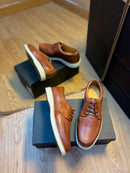 Sapato Social Oxford JF Em Couro - Linha Premium / Masculino