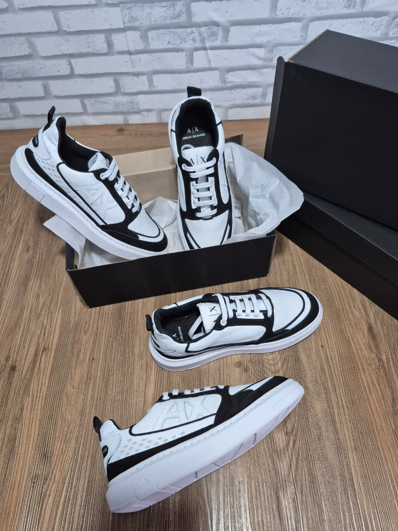 Armani Exchange Sneaker de Couro