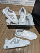 Sapatênis Empório Armani Exchange Couro - Linha Premium / Masculino