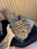 Papete Gucci Em Tiras - Linha Premium / Feminino