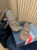 Papete Gucci Em Tiras - Linha Premium / Feminino