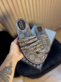 Papete Gucci Em Tiras - Linha Premium / Feminino